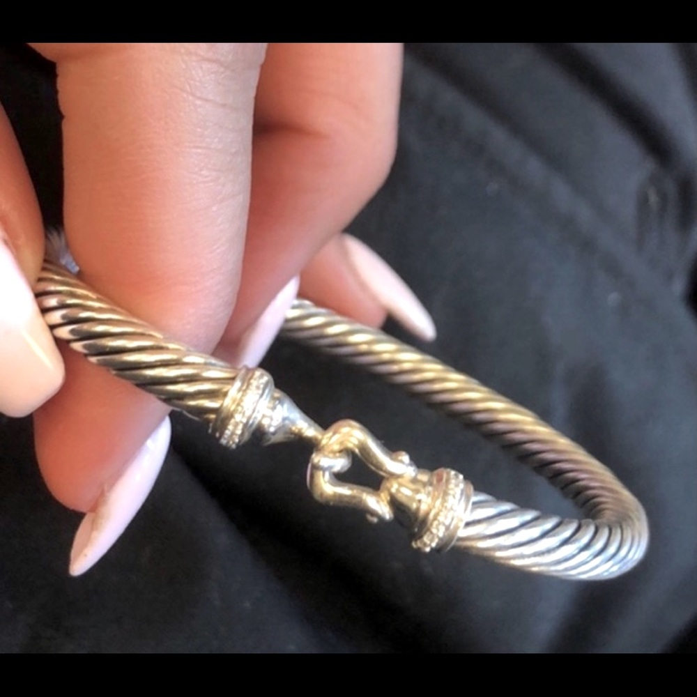 David Yurman Buckle Bracelet with Diamonds